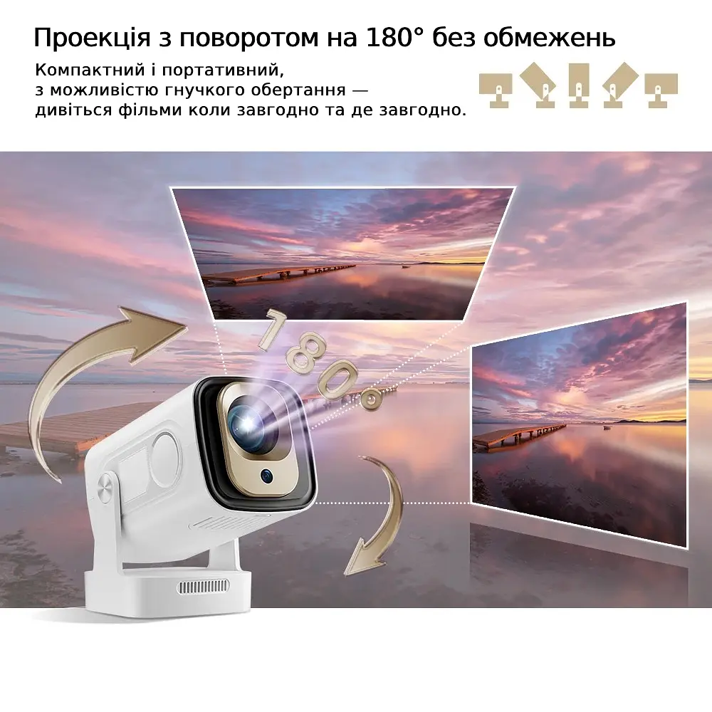 Проектор Magcubic Android 11 HY260 Pro Allwinner H713 1/8Gb - фото 9