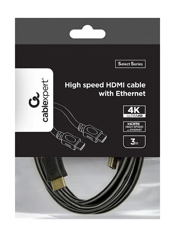 Кабель Cablexpert HDMI - HDMI V 1.4 (M/M), 4.5 м, черный пакет (CC-HDMI4L-15) - фото 3