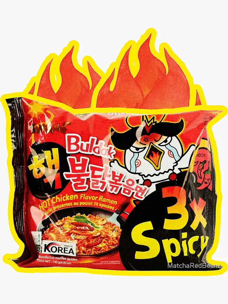 Локшина швидкого приготування Samyang Buldak 3x Spicy Hot Chicken Flavor Ramen 140г - фото 2