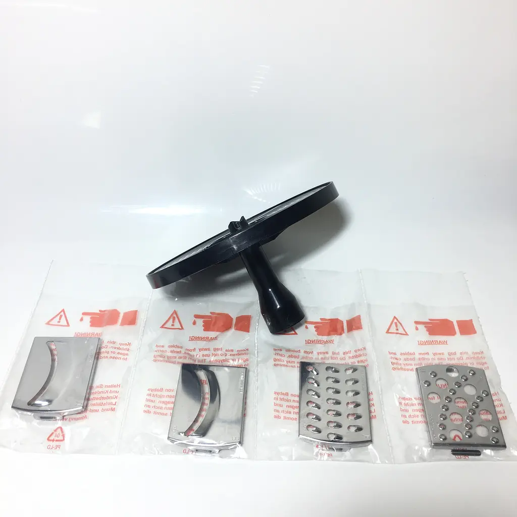 Держатель шинковок + набор вставок терок для блендера Bosch MS62B6190, MS6CM4190, MS8CM6190, 00753482, 618101 - фото 4