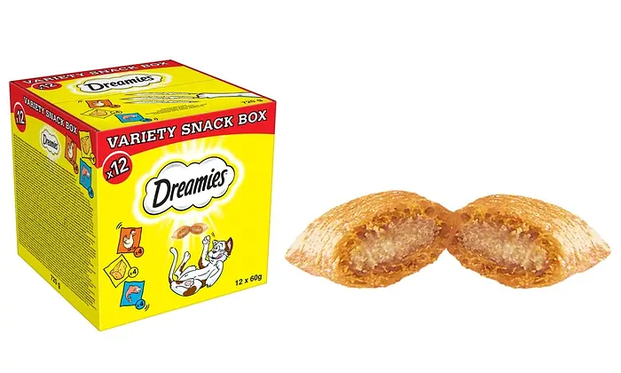 Ласощі для котів Dreamies Cat подушечки з сиром 60 г 037986 - фото 3