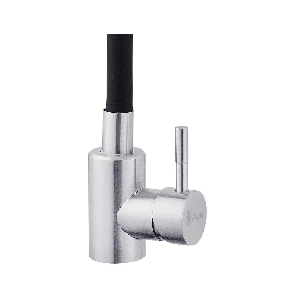 Змішувач для кухні з гнучким виливом Agua Acero-INOX035NS-1 CV023288 Хром матовий - фото 5