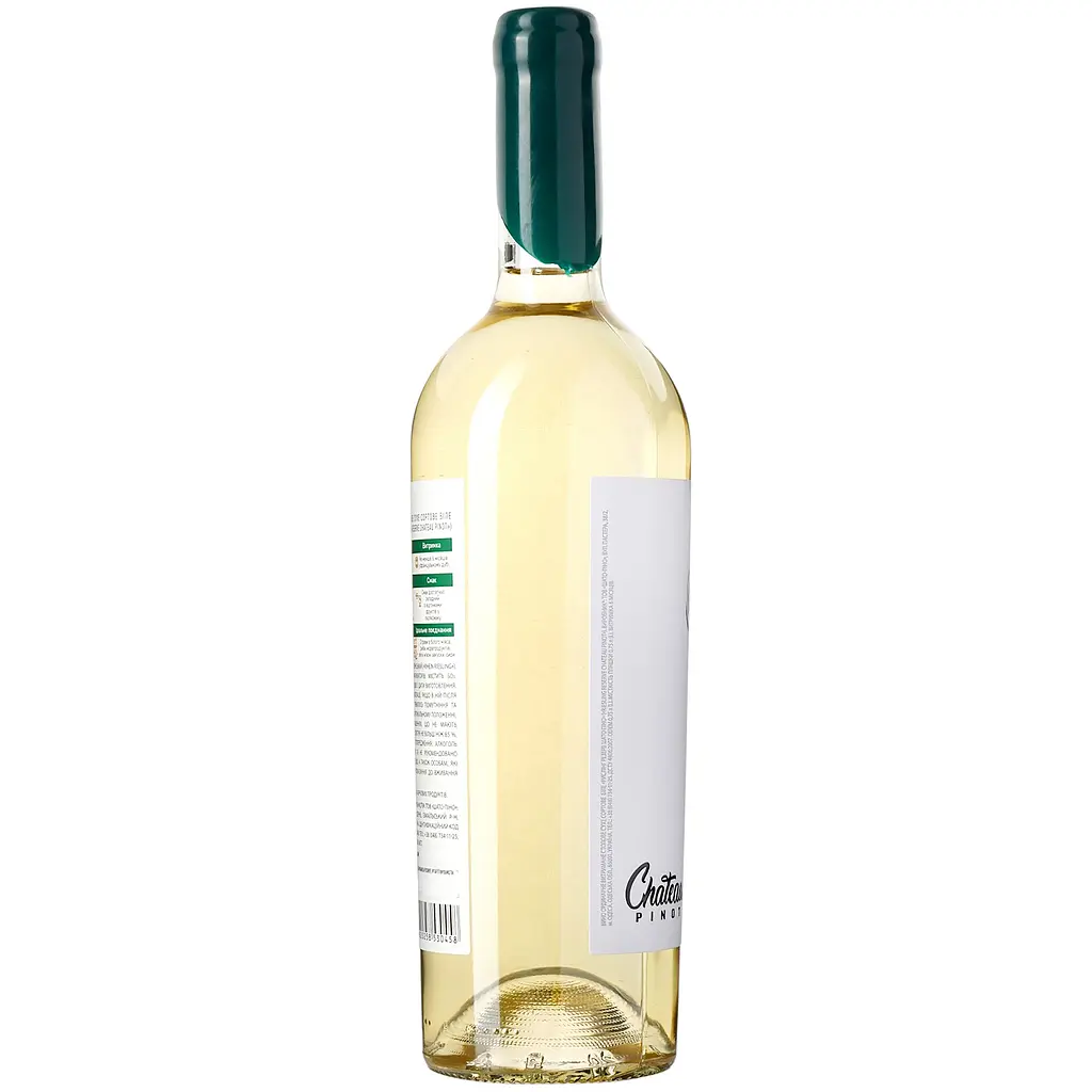 Вино Chateau Pinot Riesling Reserve 2023 ординарне витримане столове сухе сортове біле 0.75 л. - фото 3