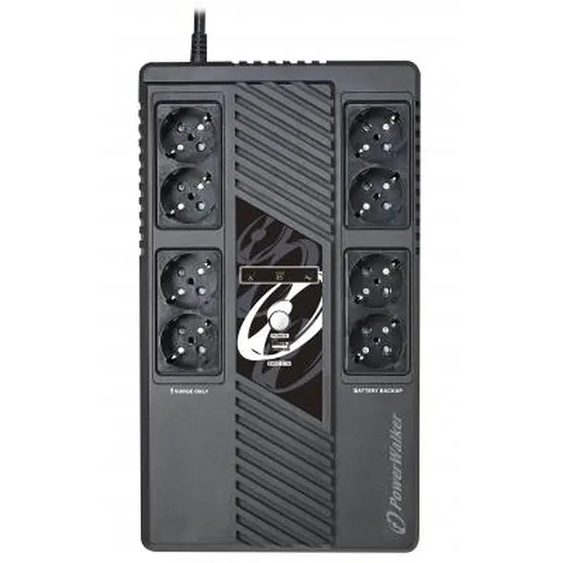 Пристрій безперебійного живлення PowerWalker VI 1000 MS (10121162) - фото 3