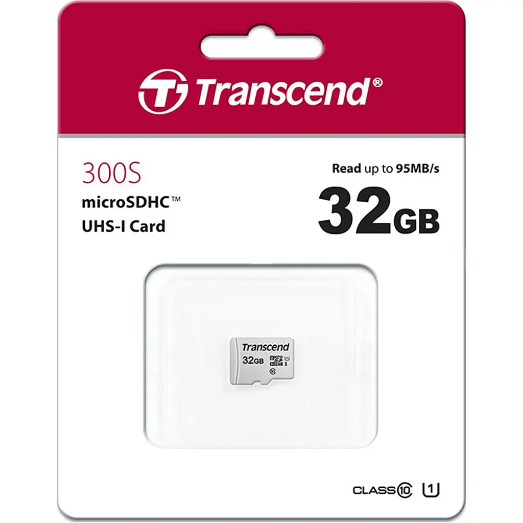 Карта пам'яті Transcend microSDHC 300S 32 GB UHS-I Class 10 [TS32GUSD300S] [34119] - фото 2