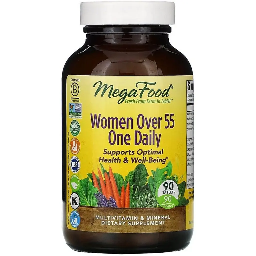 Мультивітаміни для жінок 55+ MegaFood Women Over 55 One Daily 90 таблеток - фото 2