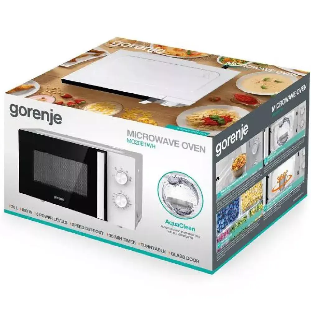 Мікрохвильова піч GORENJE MO20E1WH - фото 3