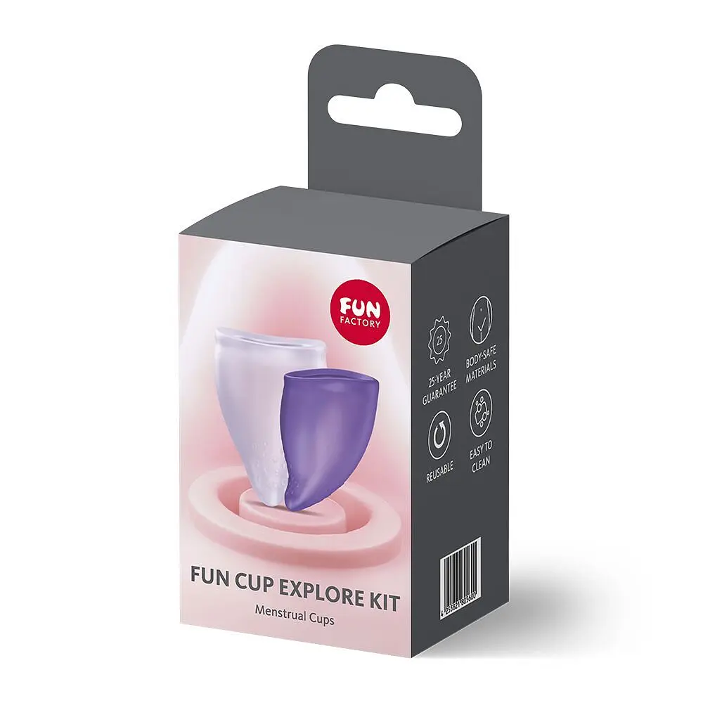 Набір менструальних чаш Fun Factory FUN CUP EXPLORE KIT, 2 шт - фото 7