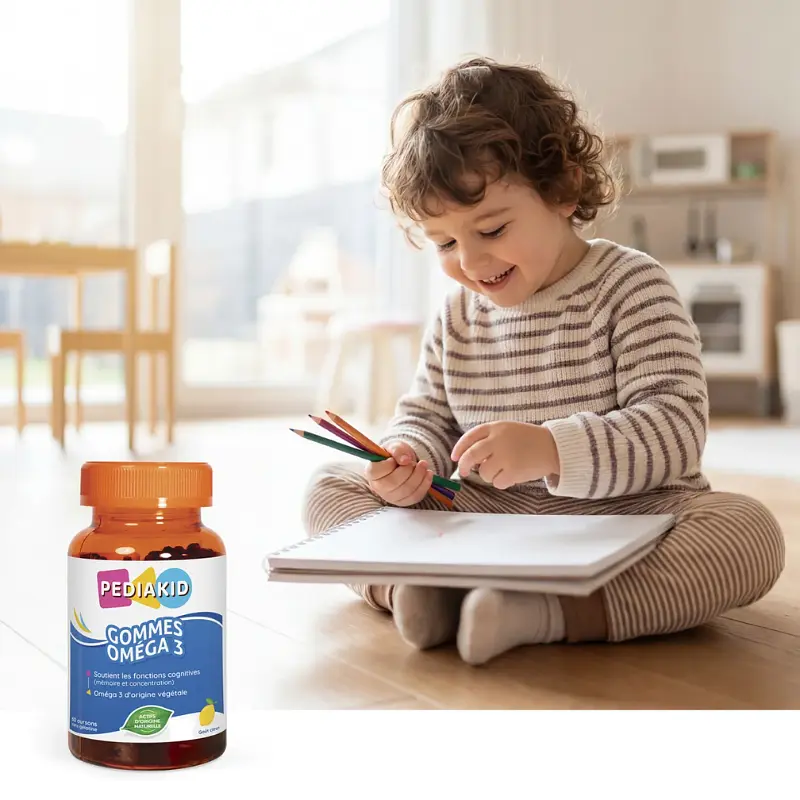 Ведмежуйки Pediakid Gommes Omega 3, 60 жувальних мармеладок - фото 3