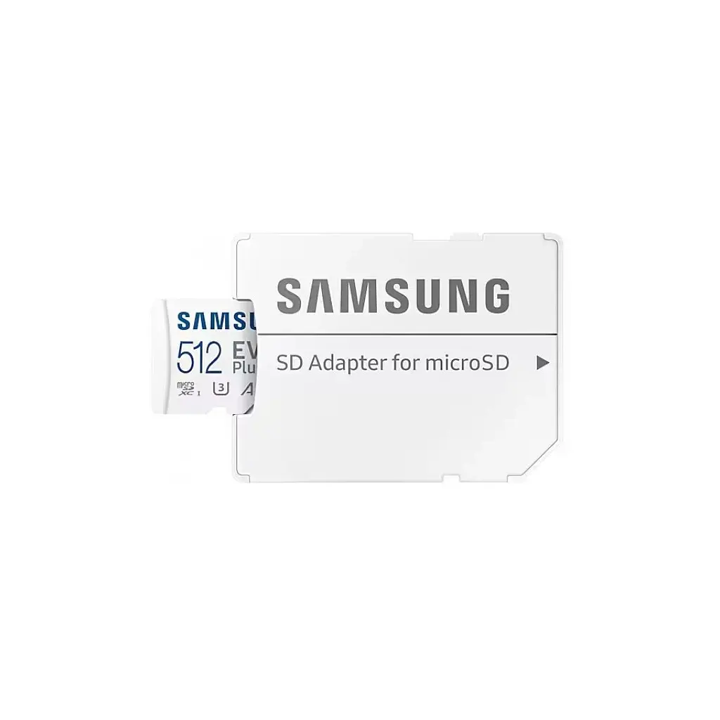 Карта памяти Samsung 512 GB microSDXC Class 10 UHS-I U3 V30 A2 EVO Plus+SD Adapte (MB-MC512SA/EU) - фото 4