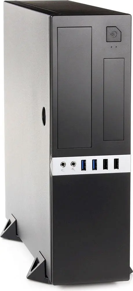 Корпус Casecom S-503 500W-80mm 2xUSB3.0+2xUSB2.0 SFF mATX, Чорний