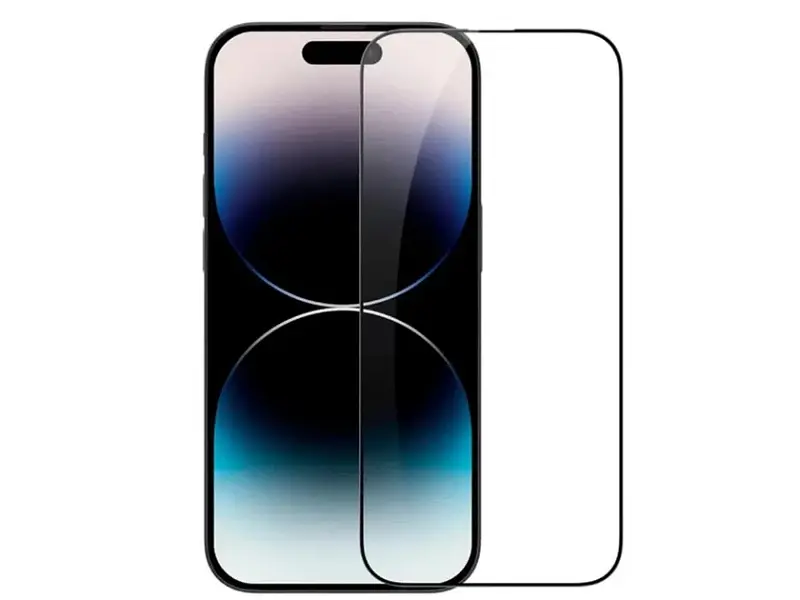 Захисне скло Avantis iPhone 15 Black (5D)