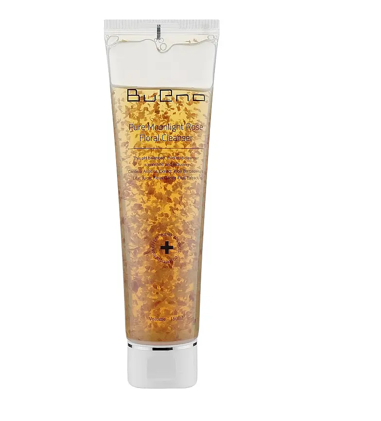 Гель для вмивання з пелюстками троянд Pure Moonlight Rose Floral Cleanser Bueno 150 мл - фото 2