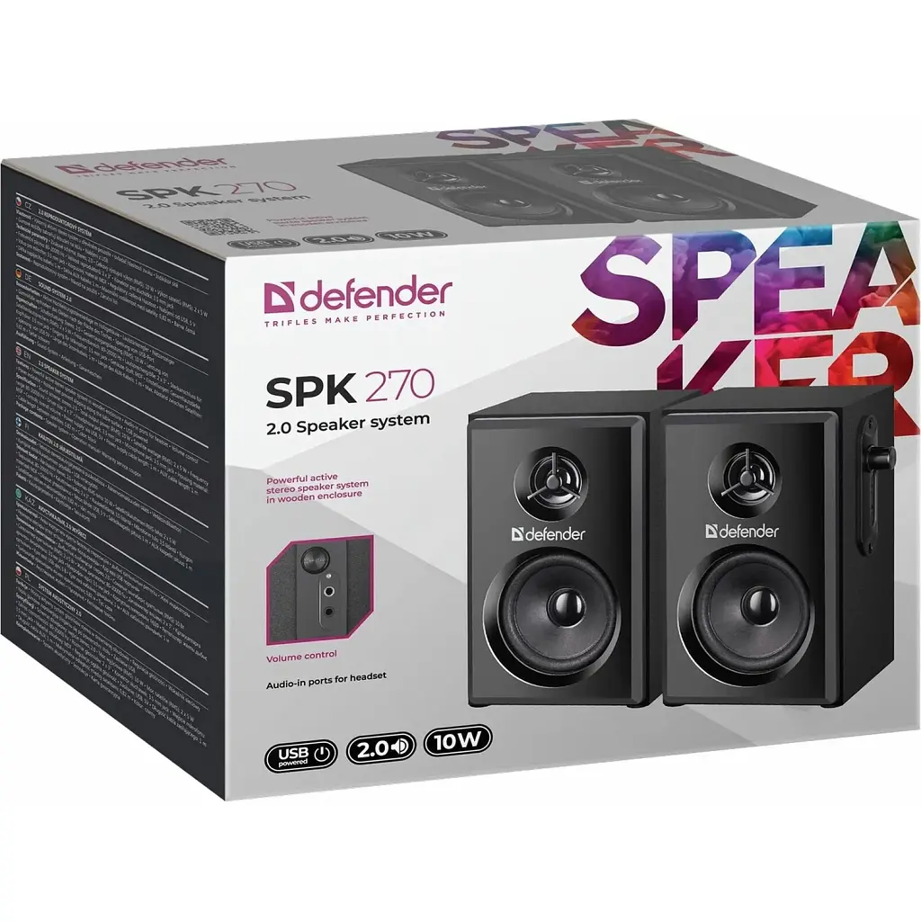 Акустична система Defender SPK 270 USB Black (65270) - фото 6