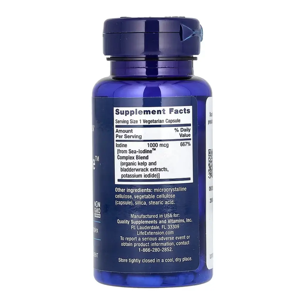 Морський йод мінеральний комплекс Life Extension (Sea-Iodine) - 60 вегетаріанських капсул (До 11.26) - фото 2