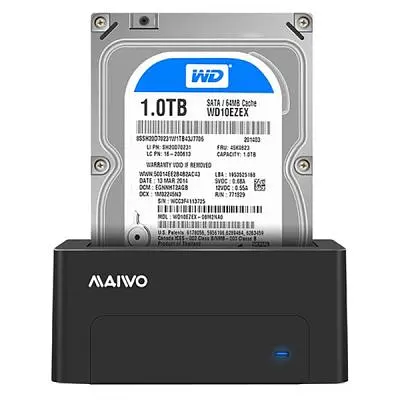 Док-станція для накопичувачів Maiwo HDD 2.5/3.5 SATA/SSD USB 3.0 (K308P) - фото 2