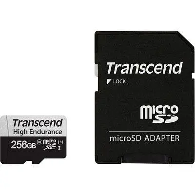 Карта памяти Transcend 256GB microSDXC class 10 UHS-I U3 High Endurance (TS256GUSD350V) - фото 2