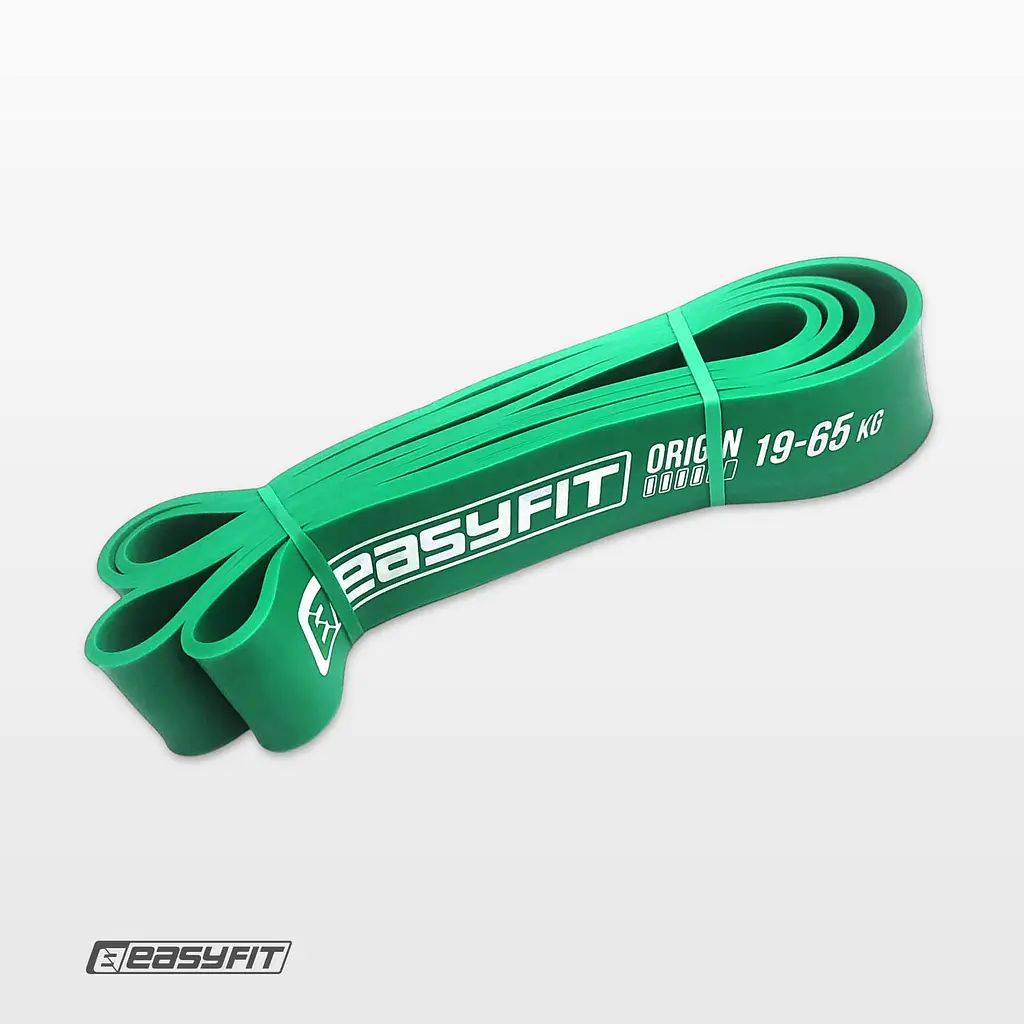 Гумова петля EasyFit 19-65 кг Зелена - фото 6