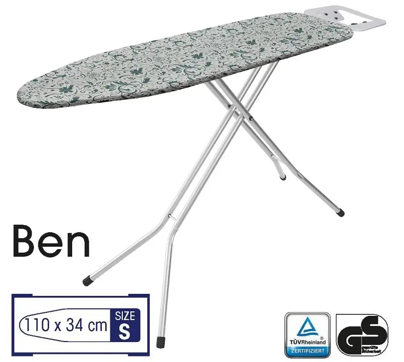 Дошка для прасування Casa Si Ben 110x30 Silver/White Plants (CS98090G323) - фото 2