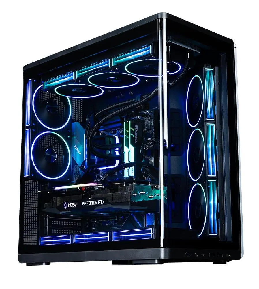 Корпус Zalman P60 из закаленного стекла без блока питания, черный (P60BLACK) - фото 13