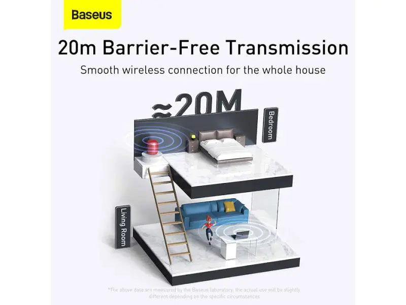 Bluetooth адаптер BASEUS BA04 Black (ZJBA000001) - фото 7