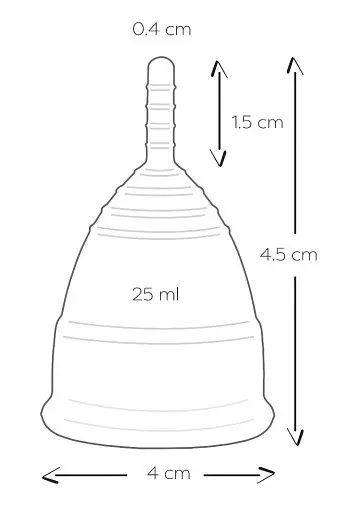 Менструальные чаши Mae B Menstrual Cups Size S Pink - фото 6