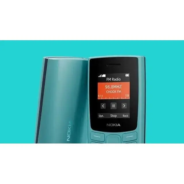 Телефон кнопочный Nokia 105 TA-1569 1 Sim 2023 голубой - фото 3