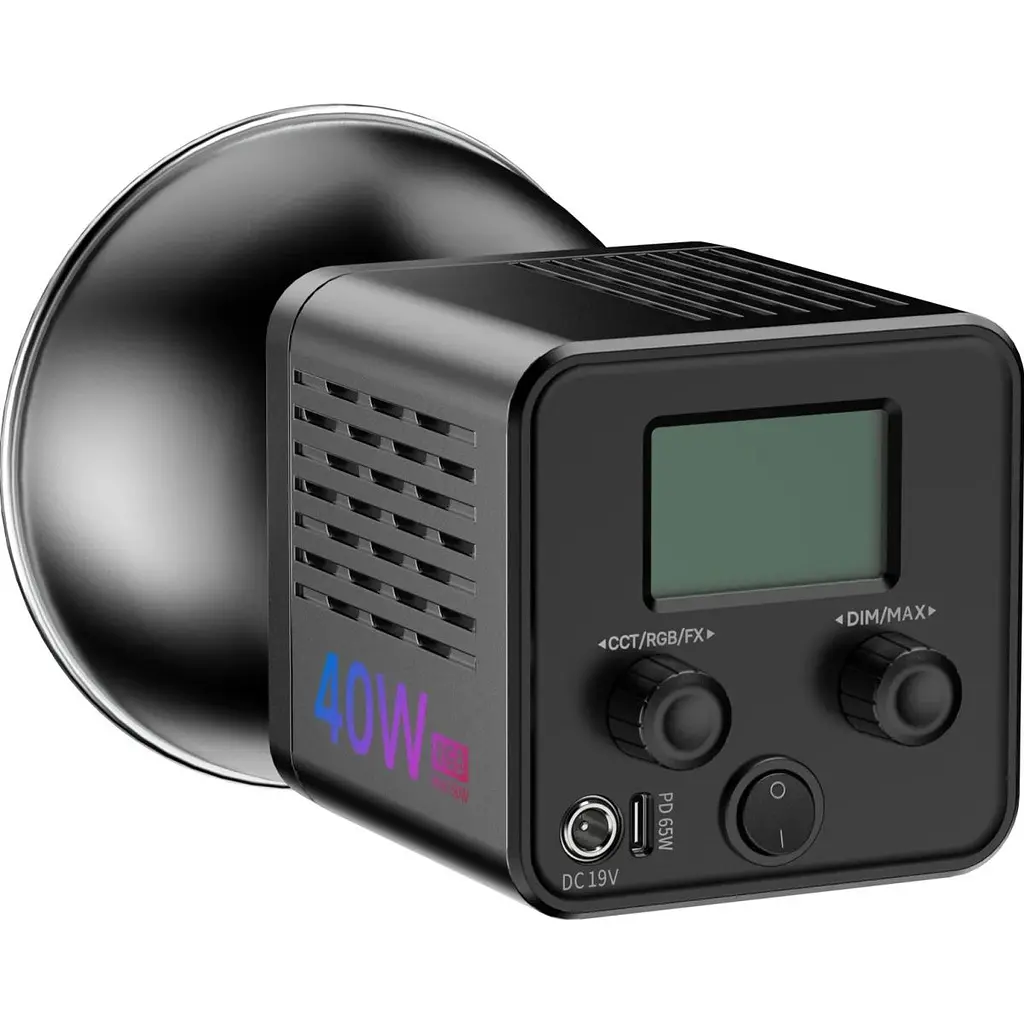 Студійне світло Ulanzi L024 40W RGB COB 2500-6500K Black [111233] - фото 5