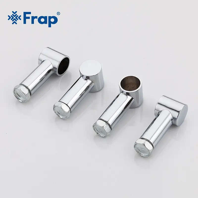Полиця скляна подвійна кутова 250x250 Frap F1907-2 1/10, Хром - фото 4