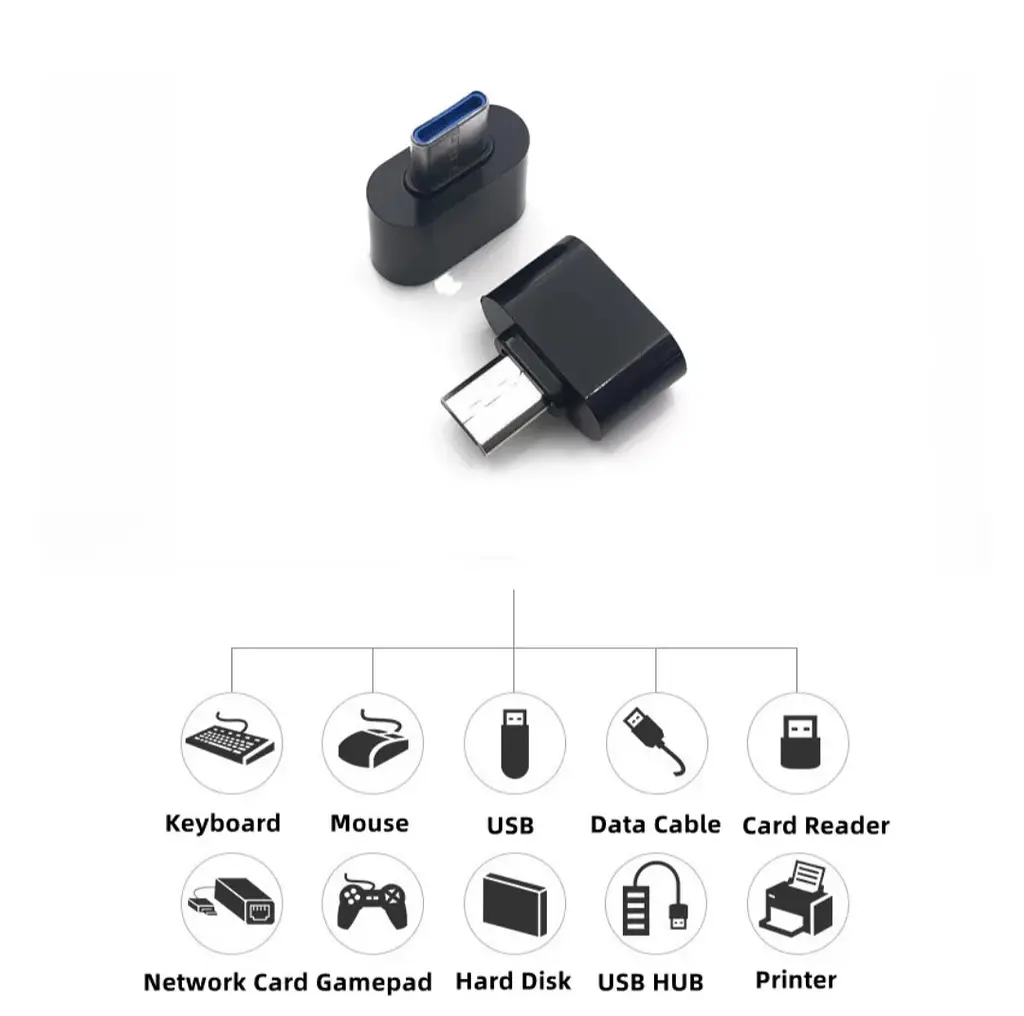 Універсальний адаптер Type-C до USB, для планшетів, ПК, телефонів - фото 5