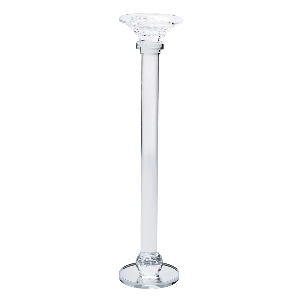 Підсвічник скляний Crystal lotus декоративний 39 см Yiwu HP-4-9L - фото 3