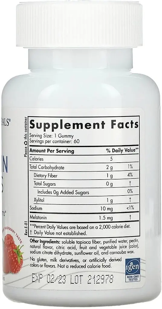 Натуральная добавка Nordic Naturals Melatonin Gummies 1.5 mg, 60 жевательных таблеток - фото 2
