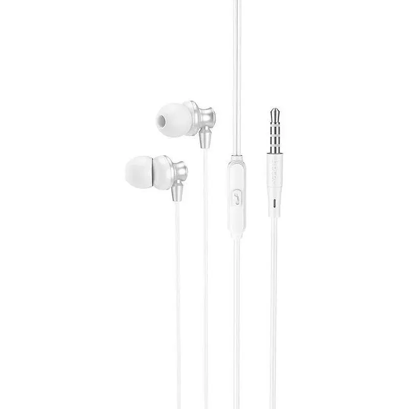 Наушники Hoco Delighted metal universal earphones with microphone M98 черные - фото 3