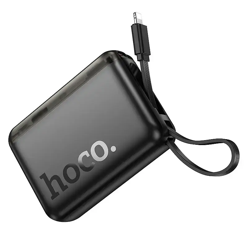Портативна батарея Powerbank Hoco J139 Hero 22.5W+PD20W Cable Lightning 10000mAh Black - фото 3
