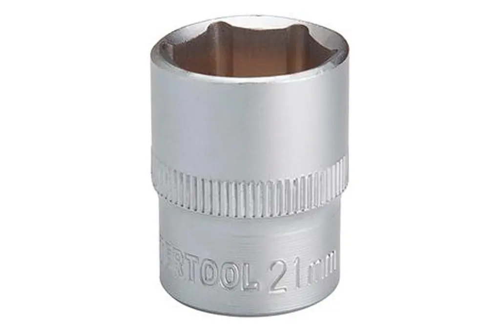Головка торцевая шестигранная Intertool 21мм x 1/2" матовая - фото 2