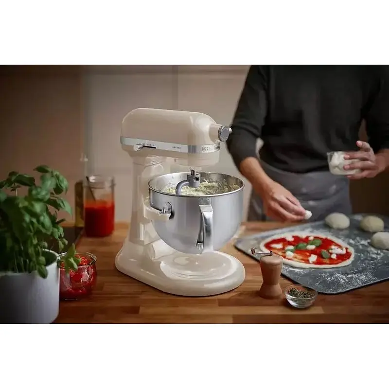 Планетарный миксер KitchenAid Artisan с подъемной чашей 5.6 л кремовый (5KSM60SPXEAC) - фото 13
