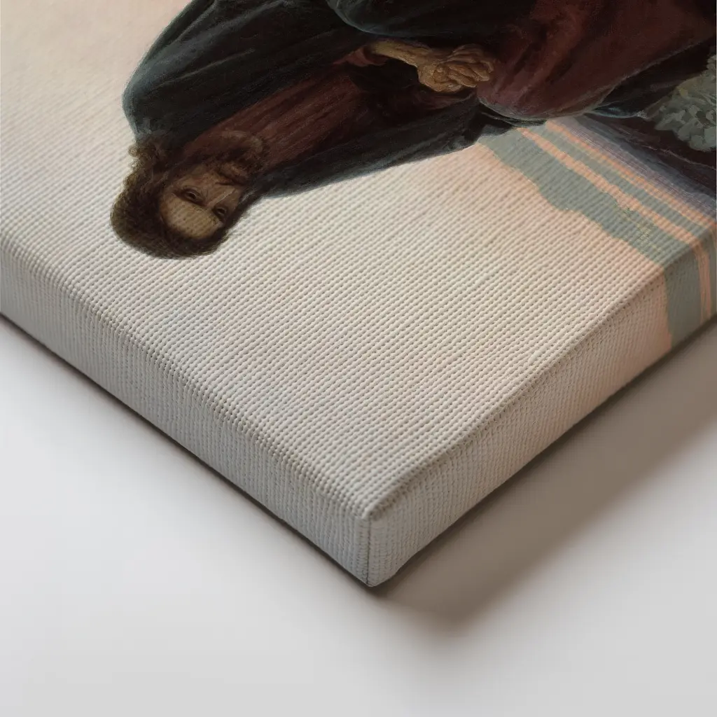 Інтер'єрна картина Христос у пустелі, Іван Крамськой, Ivan Kramskoy, Christ in the Wilderness, християнський живопис, 60×45 см (id6671) - фото 3