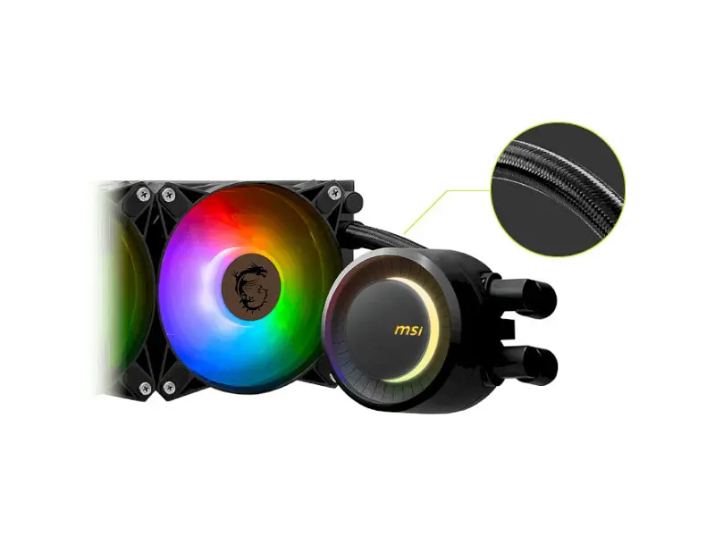 Водяне охолодження MSI MAG CoreLiquid E240 Black - фото 3