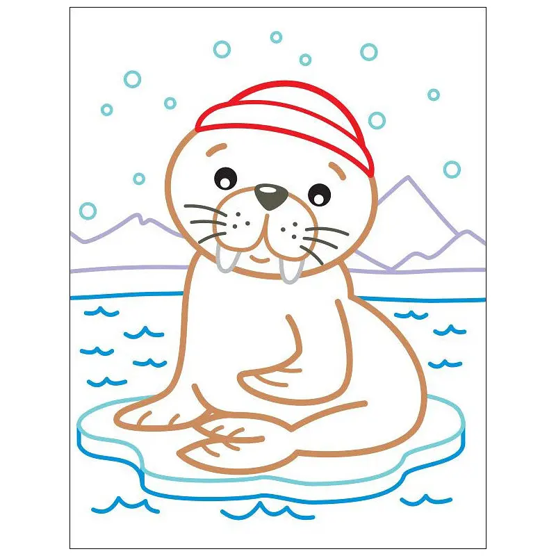 Детские цветные раскраски "Пингвиненок" Ранок 18701, 2-3 года - фото 2