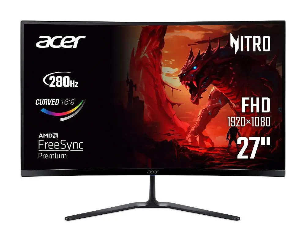 Монітор Acer 27" Nitro ED270Zbmiipx VA Black 280Hz (UM.HE0EE.Z01) - фото 3