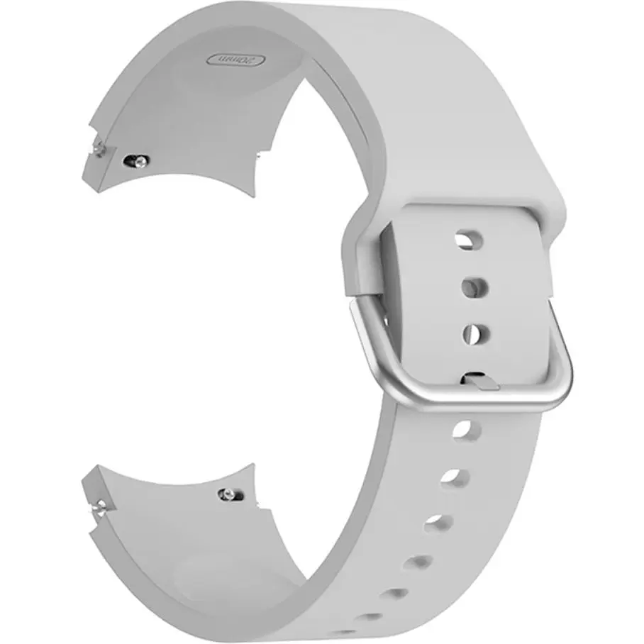 Ремінець силіконовий BeWatch Samsung Galaxy Watch 4/5/Pro SoftTouch Сірий (0139310) - фото 2