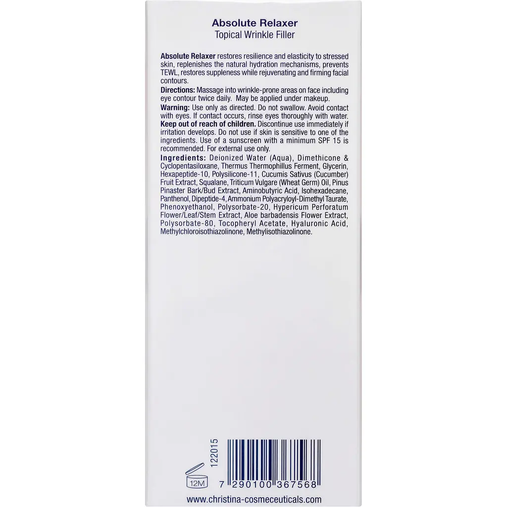 Сироватка для розгладження зморшок Christina Unstress Absolute Relaxer 30 мл - фото 2