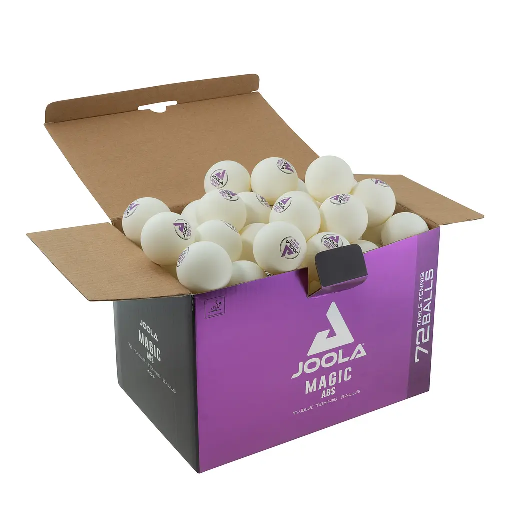М'ячі для настільного тенісу Joola Magic ABS 40+ White 72 шт (44216) - фото 3