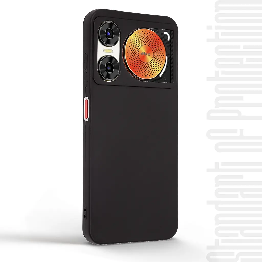 Чехол-накладка для смартфона ZTE Nubia Music 2 противоударный, силиконовый, термополиуретановый (ТПУ), с защитой камеры и корпуса, черный, защита всего корпуса, ArmorStandart (ARM83654) - фото 2