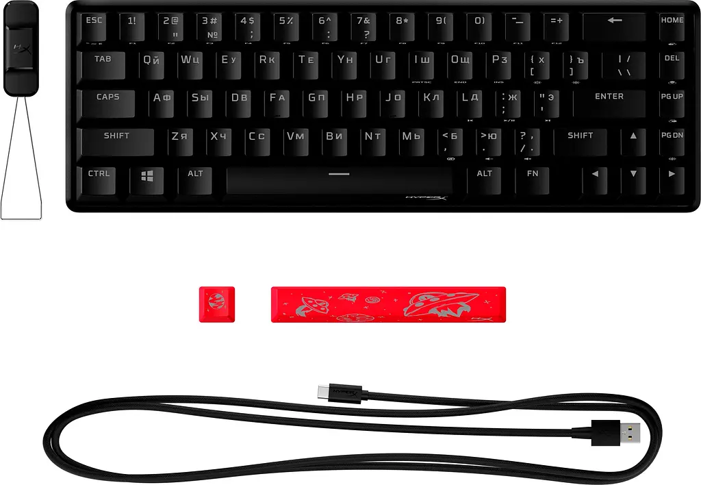 Клавіатура HyperX Alloy Origins 65 HX Red [4P5D6AX] [82129] - фото 7