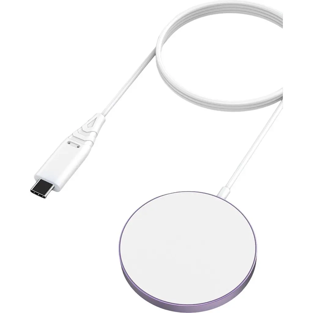Бездротовий зарядний пристрій Choetech T518-F-PK Wireless Magenetic Charger Pink [101516] - фото 3