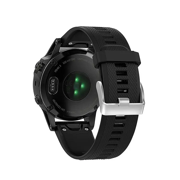 Ремінець ArmorStandart Silicone Line для Garmin 22mm Black (ARM88486) - фото 4