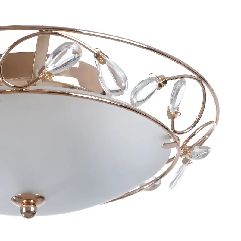 Люстра Brille потолочная хрустальная флористика E27 60W G (BCL-106C/2) - фото 2