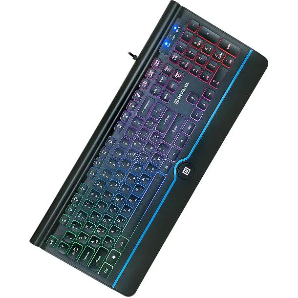 Клавіатура REAL-EL Comfort 8000 Backlit Black (EL123100033) [128769] - фото 7