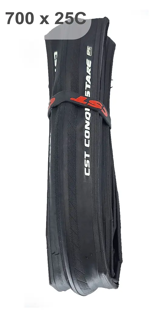 Покришка складна велосипедна CST CONQUISTARE C1761 dual EPS shielding 28" (700x25C) слік корд 60 TPI (G0001353) - фото 4